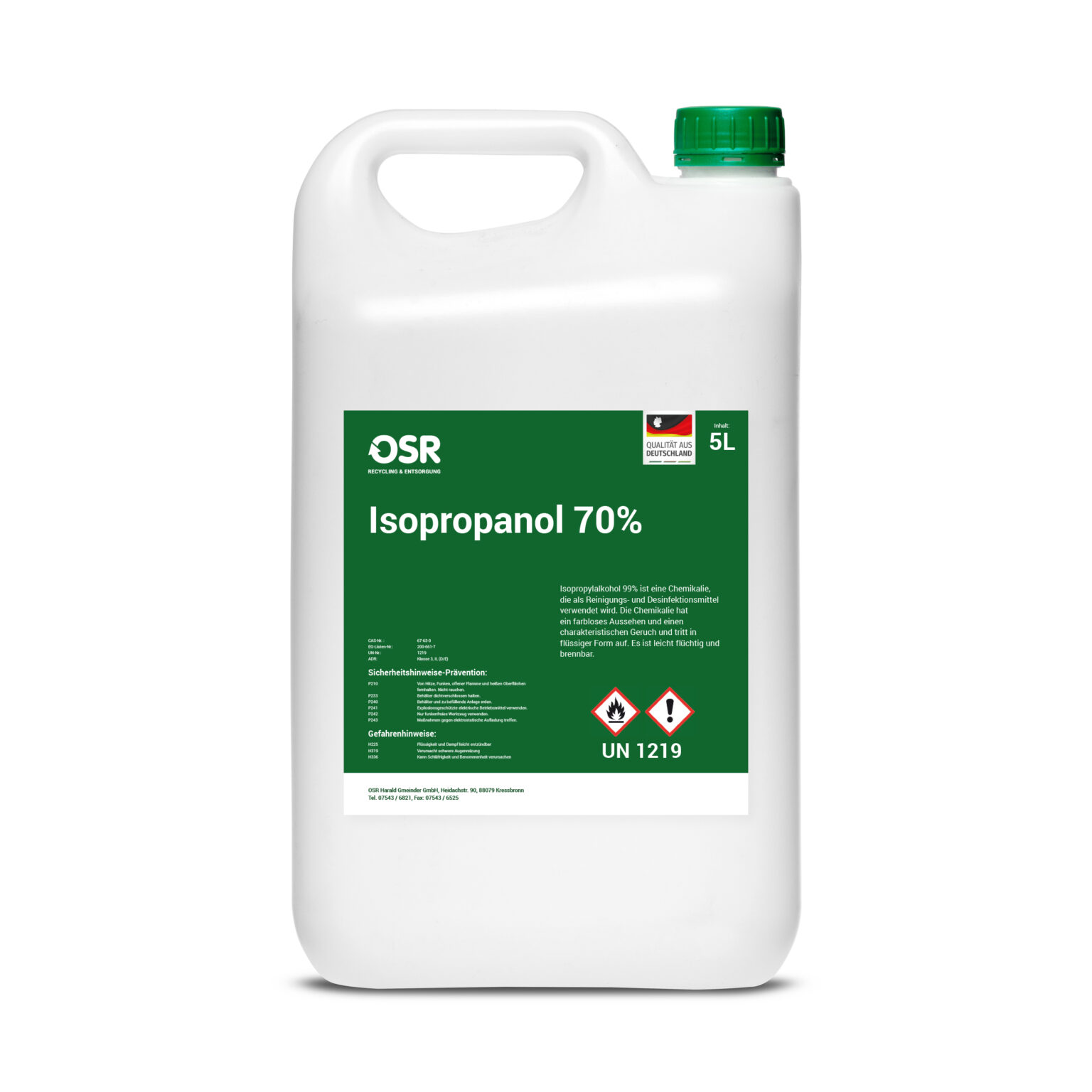 Isopropanol kaufen Vielseitig einsetzbares Reinigungsmittel